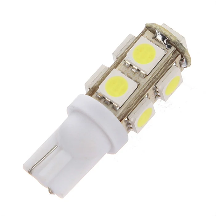 T10 194 168 W5W 9 светодиодный 5050 SMD автомобильный клиновидный сбоку хвост