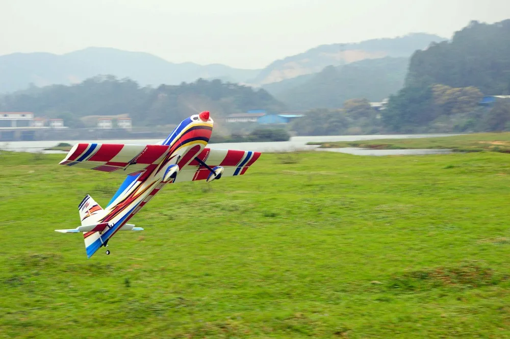 SKYWING PP материал самолет RC 3D самолет радиоуправляемая модель для хобби игрушки размах крыльев 55 дюймов 50E SLICK360 3D самолет комплект
