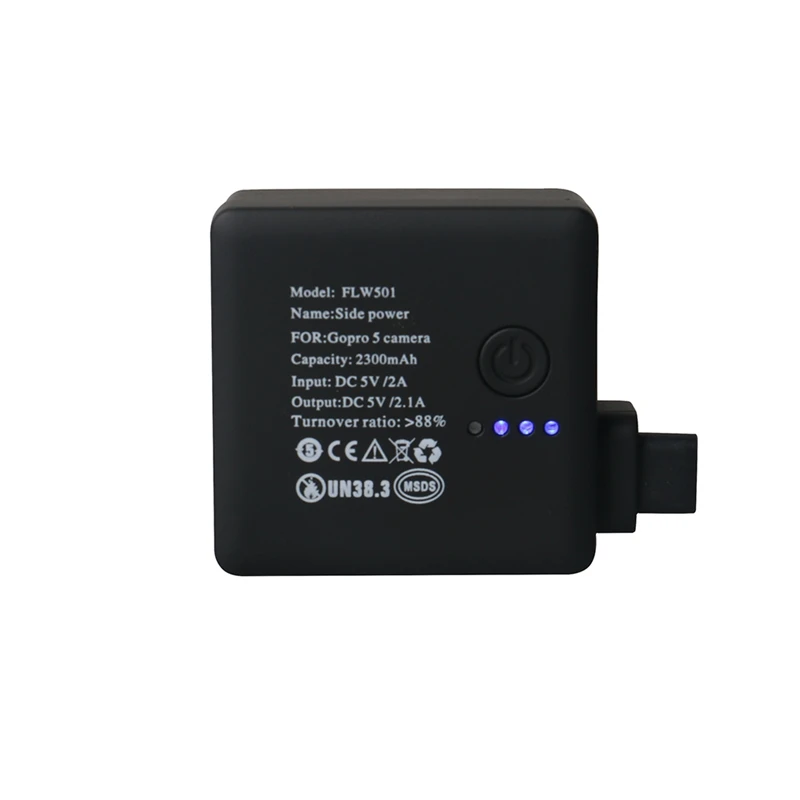 ShelngKa Расширенный корпус батареи чехол для GoPro Hero 5 Hero 6 рюкзак на батарее GoPro 2300mAh Батарея с водонепроницаемым корпусом Ca