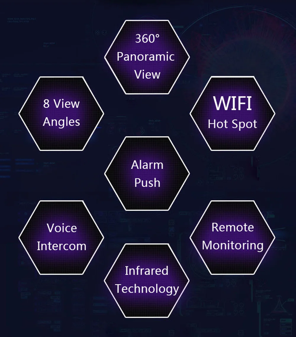 Kruiqi 360 градусов Wi-Fi ip-камера рыбий глаз HD 3.0MP умная панорамная IPC P2P Беспроводная ip-камера рыбий глаз 3MP безопасность Wifi камера