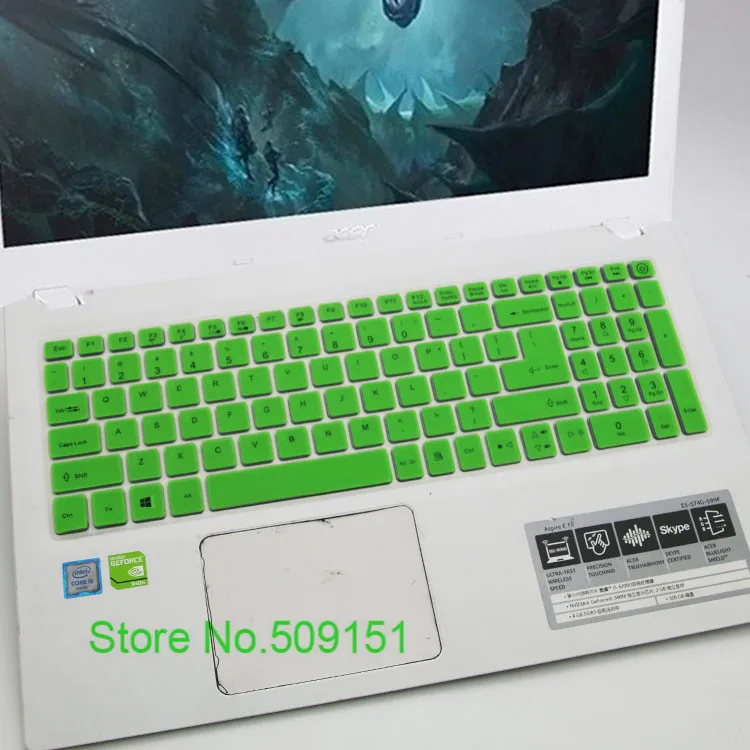 15 6 дюймовый силиконовый чехол для клавиатуры Acer Aspire e15 защитный моделей E5 573 G с