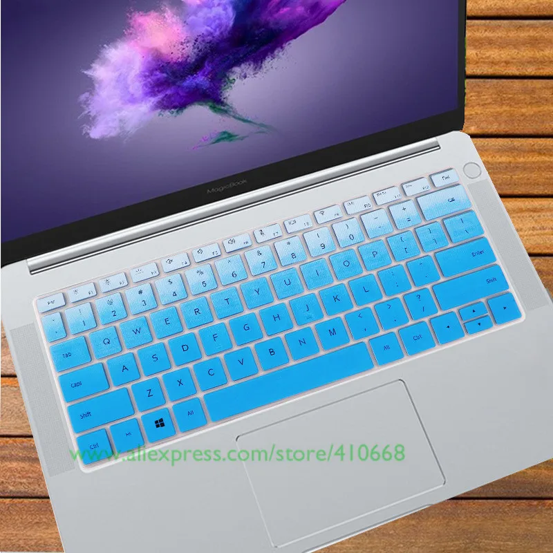 Силиконовая клавиатура для ноутбука, защитный чехол для HUAWEI Honor MagicBook, ноутбук 14 дюймов, для Magic Book 14, ноутбук