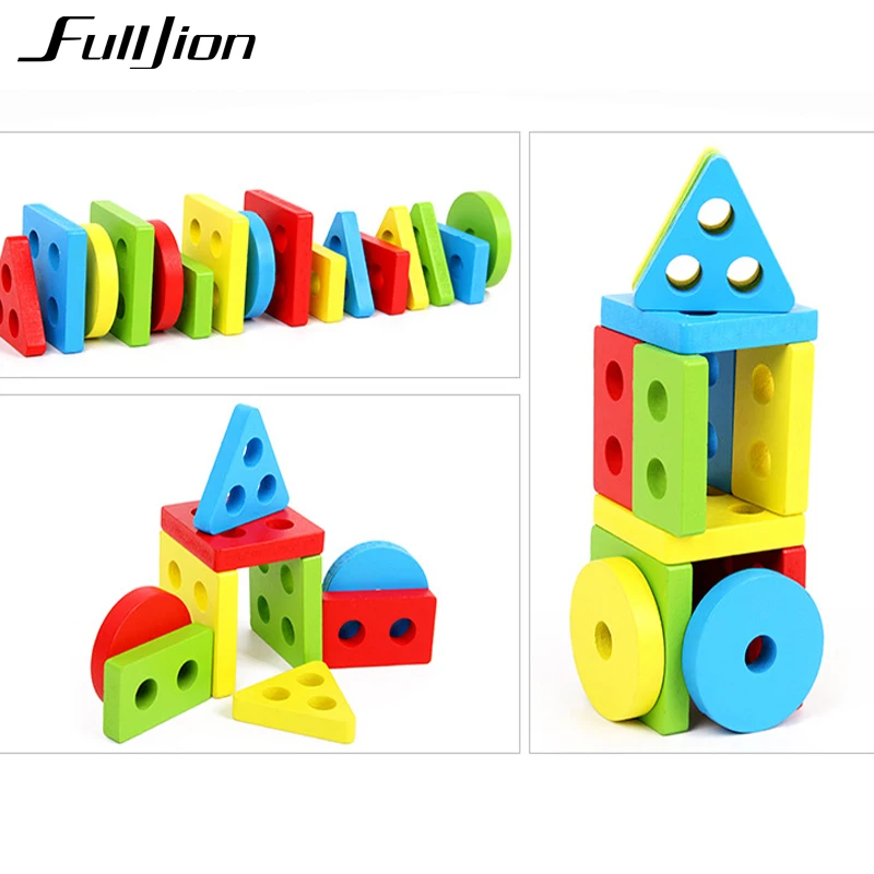 Fulljion Обучающие игрушки Монтессори для изучения математики 3D головоломка