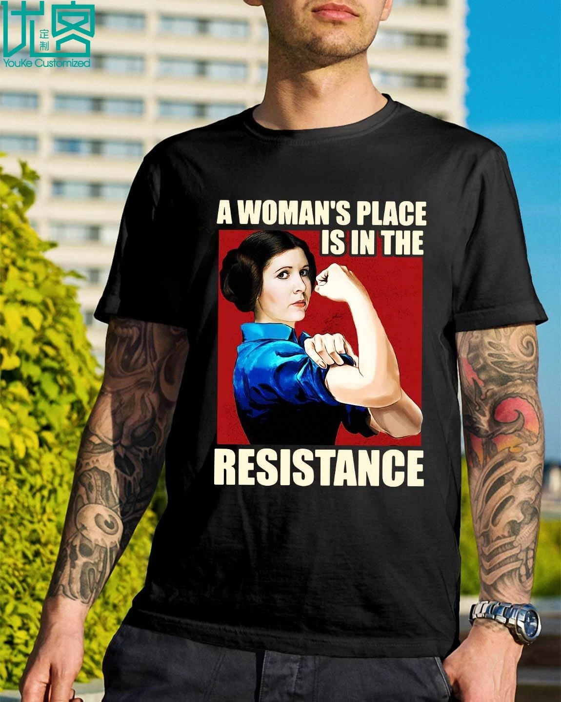 Женская футболка с коротким рукавом Carrie Fisher Leia летняя мужская 2019 | Мужская одежда