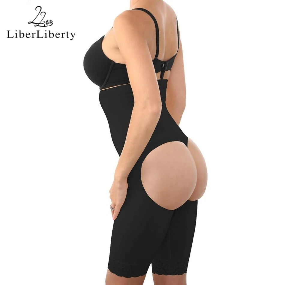 Тонкие трусы для женщин с высокой талией устройство подъема ягодиц похудения