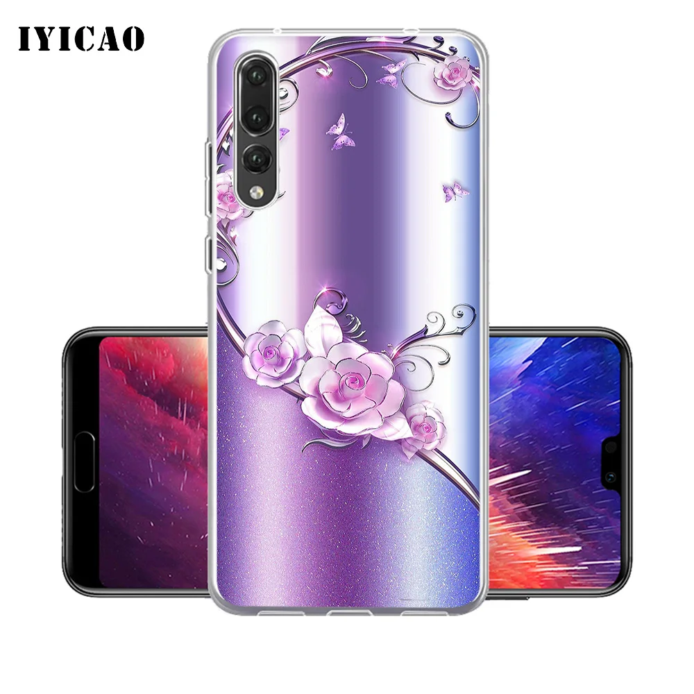 IYICAO Мягкий силиконовый чехол для телефона Huawei P30 P20 Pro P10 P9 P8 Lite P Smart из ТПУ со