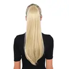 BHF человеческие волосы конский хвост бразильский Реми прямой хвост обернуть вокруг парик конский хвост 150 г шиньоны Натуральные хвосты