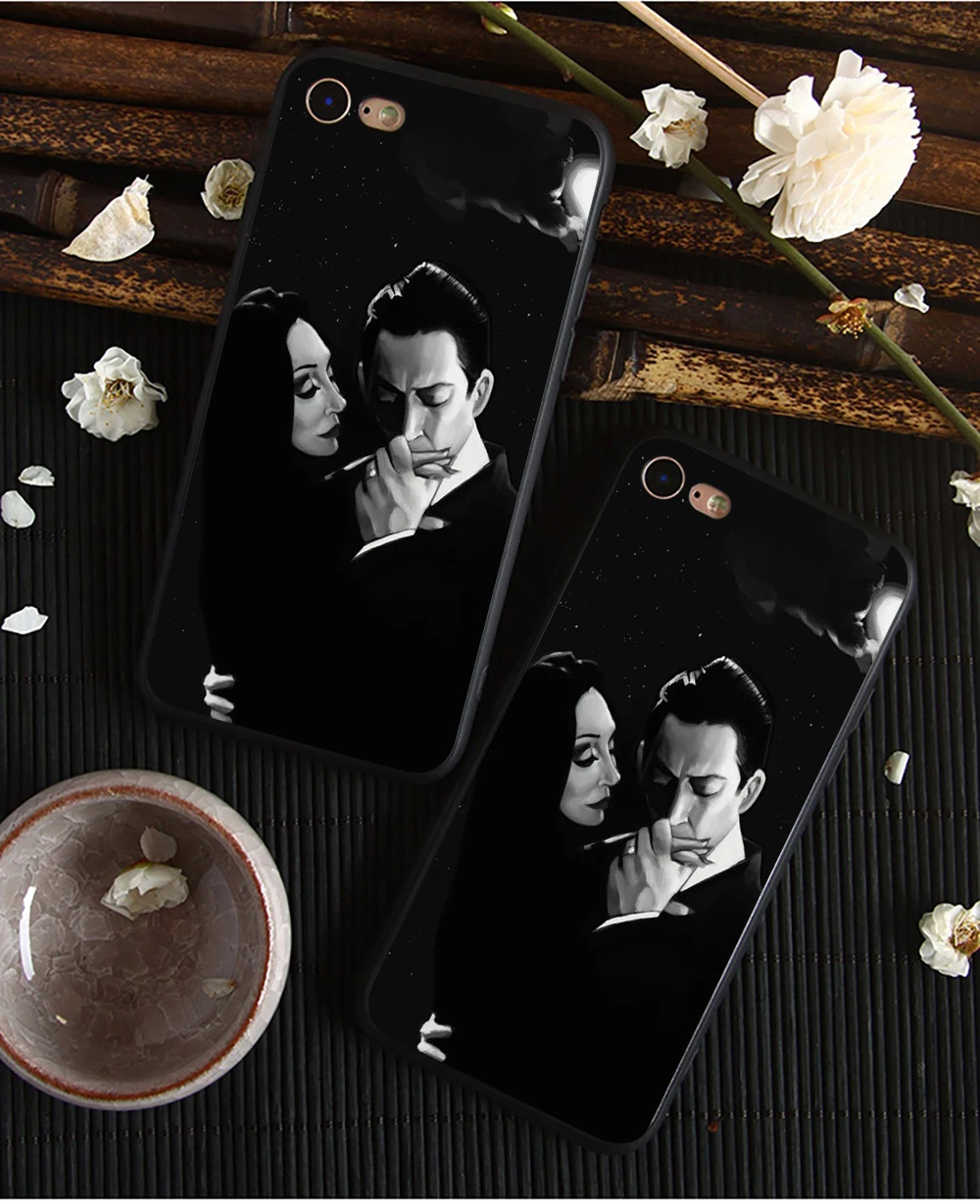 Weday Addams family чехол для телефона Apple iPhone 8 7 6 6S Plus X 5 5S 5C Мягкий Силиконовый Модный чехол - Цвет: 10121