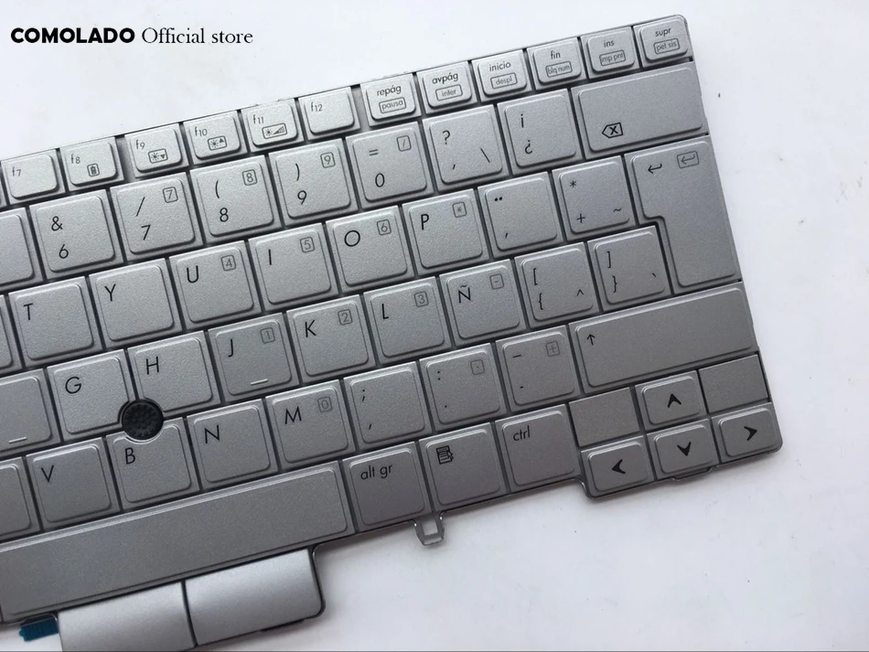 LA латинская клавиатура для HP 2740P 2760P Серебристая с подсветкой указывающая палка Layout|Клавиатуры замены| |