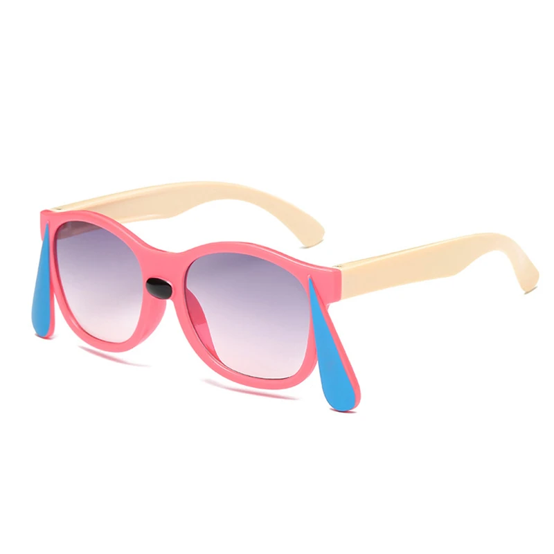 Круглые милые Солнцезащитные очки детские солнцезащитные модные для девочек