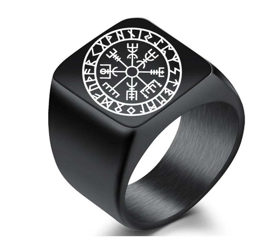 2019 charm norse viking rune ring stainless steel engagement and wedding set biker men for Skandinavia | Украшения и аксессуары