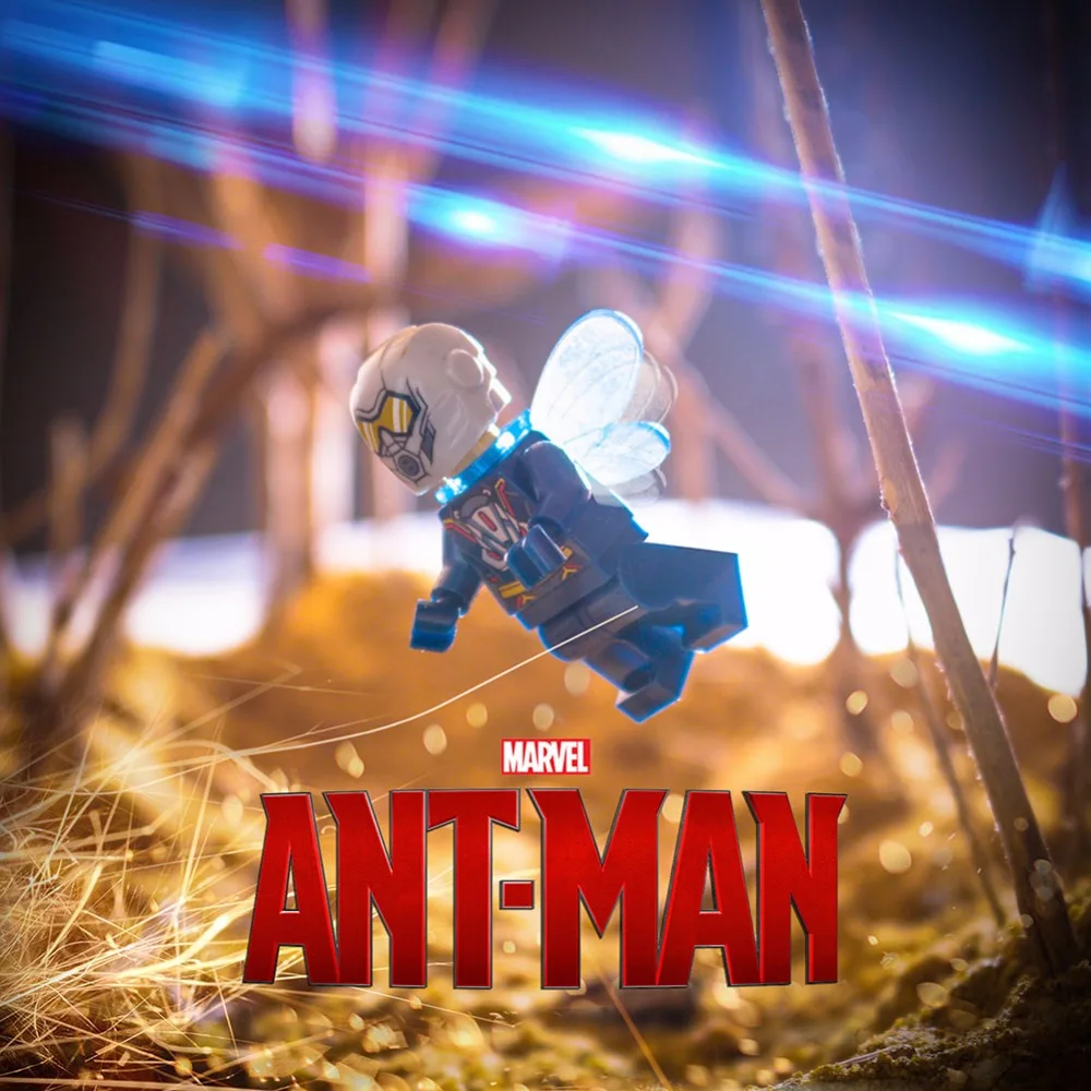 Новинка Marvel Super Heroes Antman Ant Man Wasp Captain Железный человек фильм совместимый legoed 78109