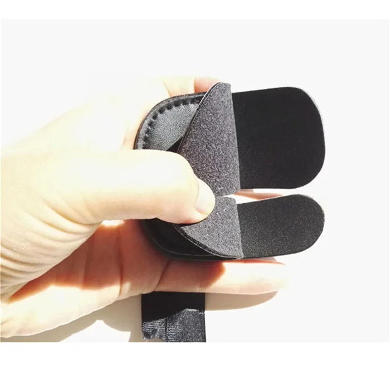 Кожаная повязка на пальцы набор черных взрослых подростков Защита руки стрельба