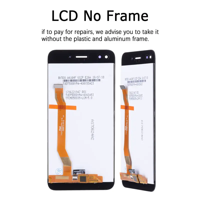 Дисплей для HUAWEI P9 Lite Mini SLA-L22 Y6 Pro 2017 LCD в сборе с тачскрином на рамке Оригинал