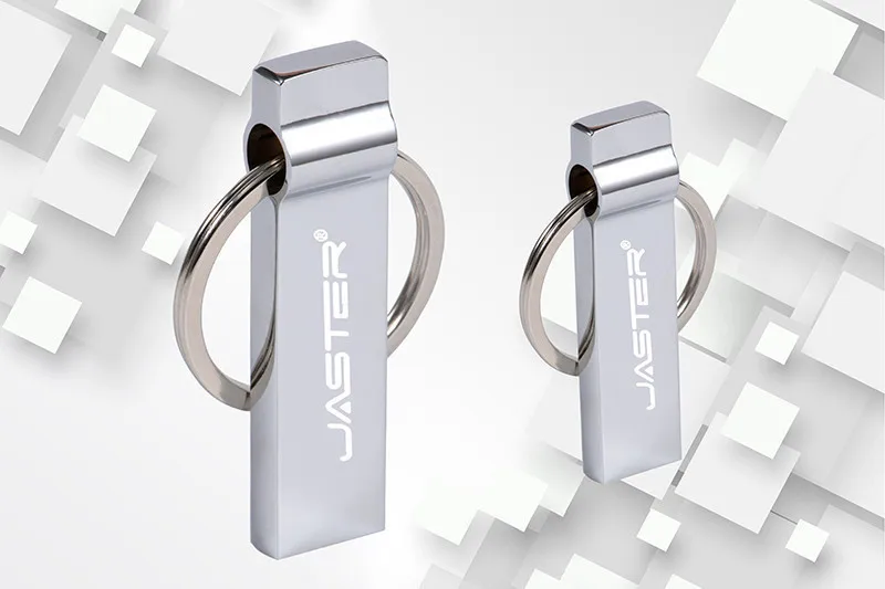 JASTER флеш-накопитель USB 3,0 64 ГБ 32 ГБ 16 ГБ металлическая ручка-накопитель из нержавеющей стали USB карта памяти Флешка с кольцом для ключей логотип клиента