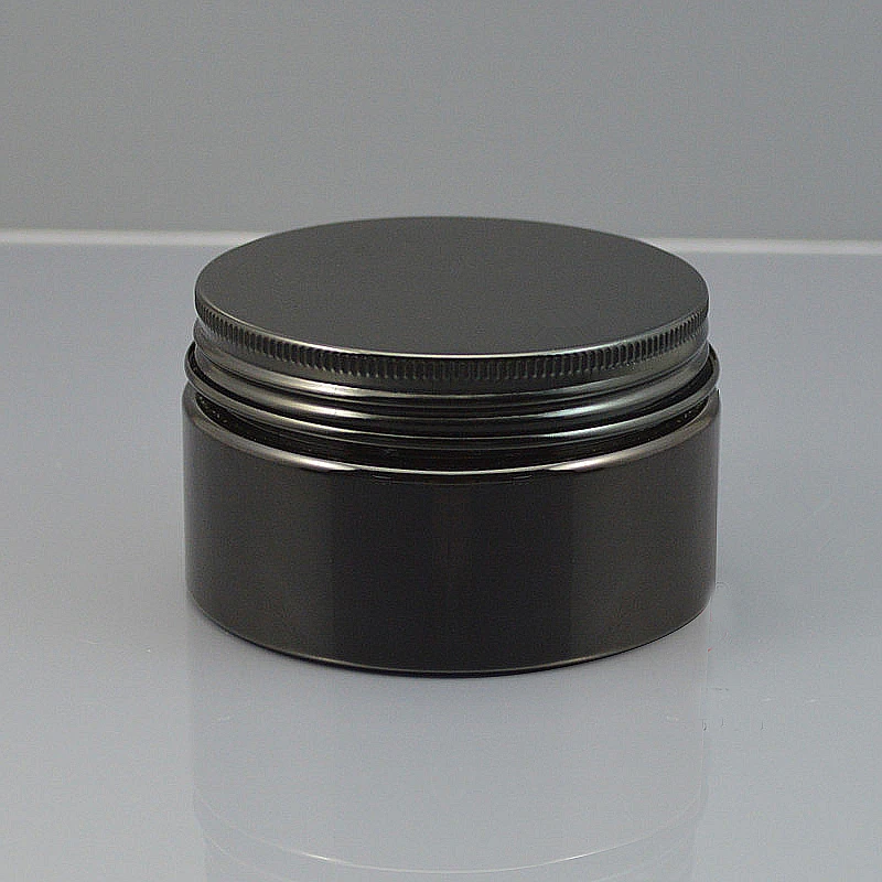 30 шт. ПЭТ банку 100 г круглый пластиковый контейнер с золотой/Бронзовый/Черный