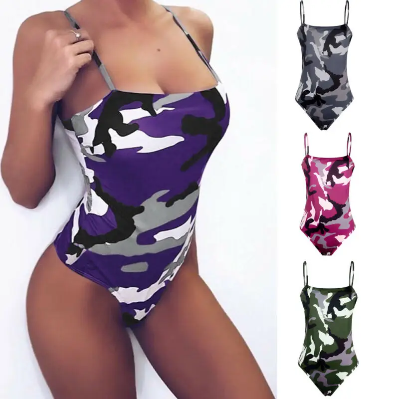 Сексуальные женские купальники бикини купальный костюм одна деталь без рукавов