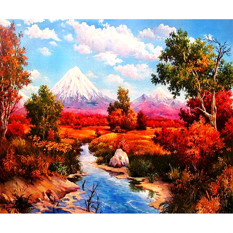 Full Square/round Diamond 5D DIY Painting iceberg Embroidery Cross Stitch Rhinestone Mosaic Home Decor | Дом и сад