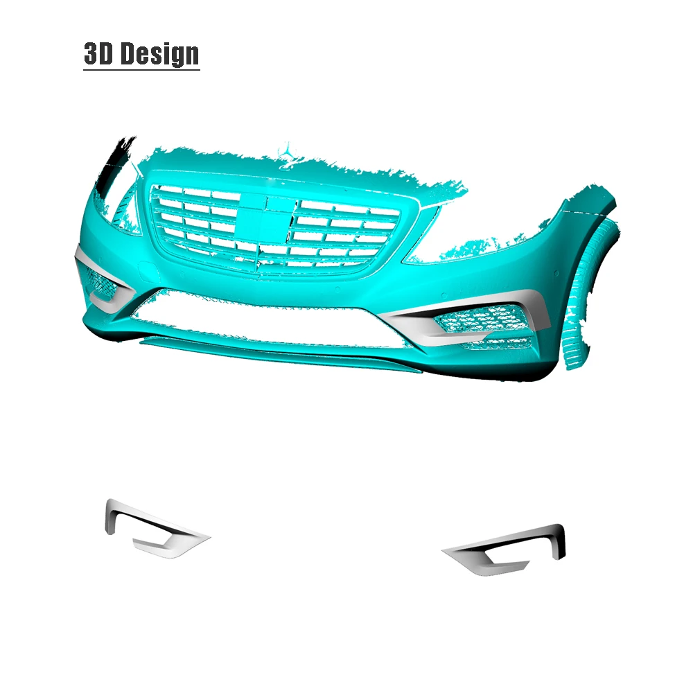 Передний бампер из углеродного волокна W212 Крышка вентиляционного отверстия для