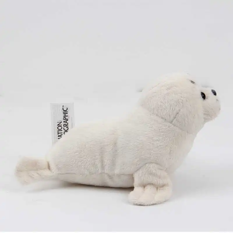 22 см плюшевые игрушки милые Мультяшные животные папа печать белая Морская собака
