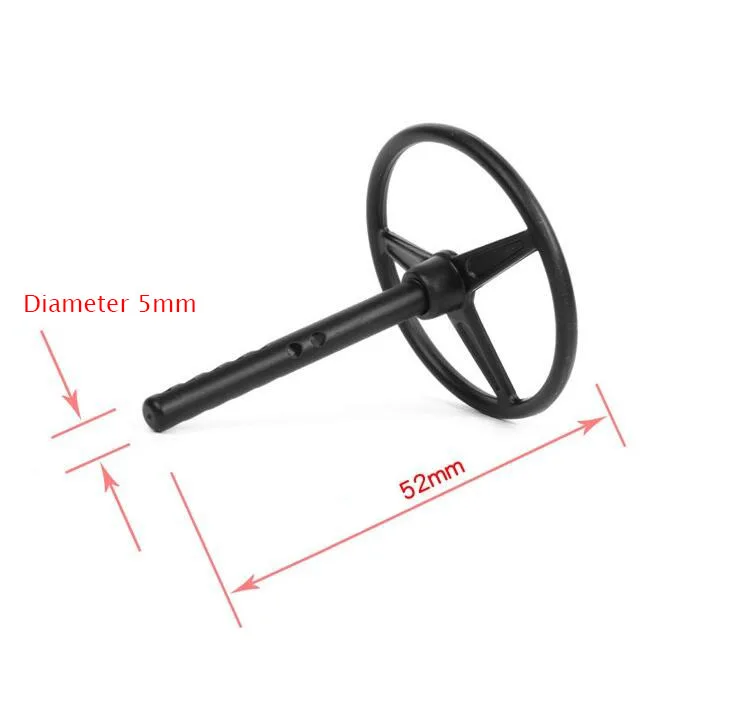 Металлическая Модель руля для масштаба 1/10 Радиоуправляемый гусеничный грузовик
