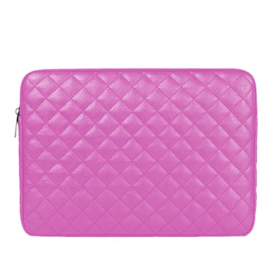 Liner rose red Из искусственной кожи Сумочка лайнер рукав ноутбук сумка 15,6 14 для Macbook Air 13 случай Pro retina 11 12 15 для Xiaomi Mi 13,3 переносная крышка - Цвет: Liner rose red