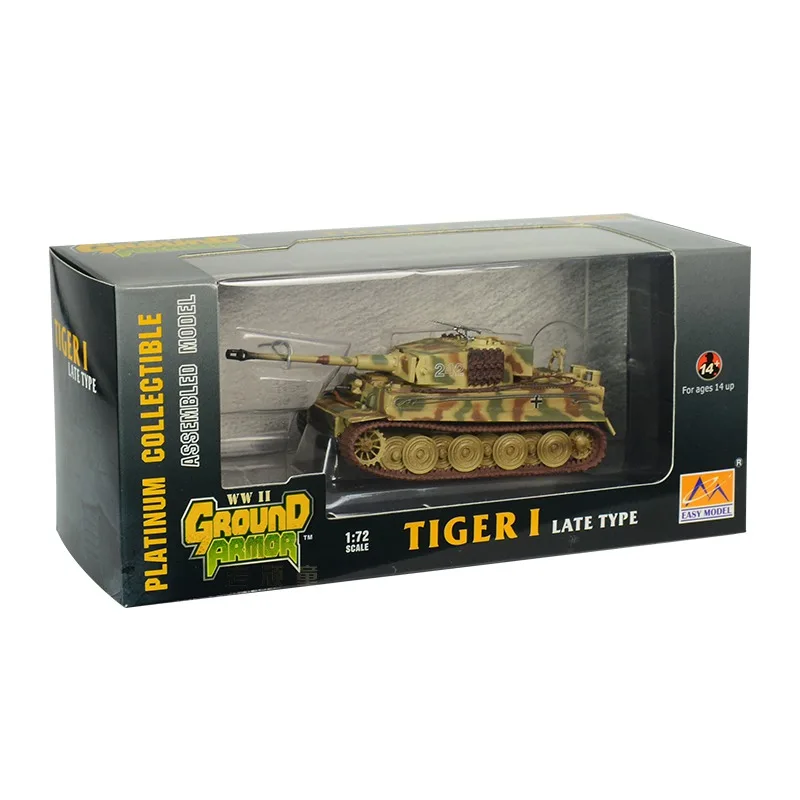 1/72 предпостроенный Тигр I немецкий тяжелый танк Второй мировой войны panzerkampfwgen VI Тигр Ausf хобби Коллекционная готовая пластиковая модель
