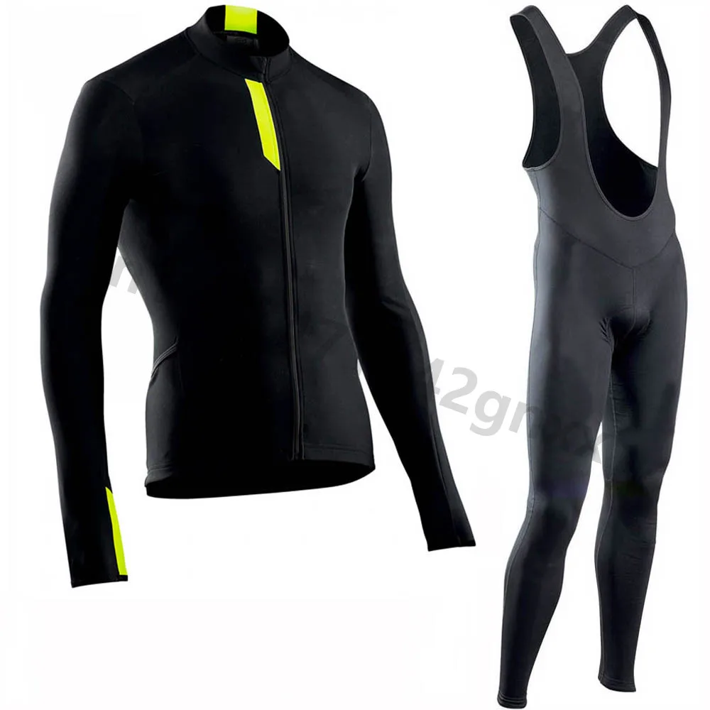 NW весна осень велосипедные майки костюм Maillot Ropa Ciclismo с длинным рукавом для мужчин Велоспорт Джерси Набор Дышащая MTB велосипедная одежда