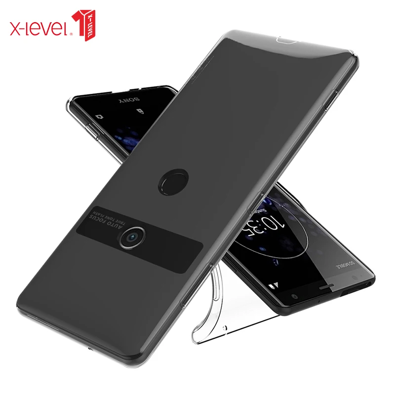 Для Sony Xperia XZ3 чехол задняя крышка натуральный мягкий силиконовый нескользящий