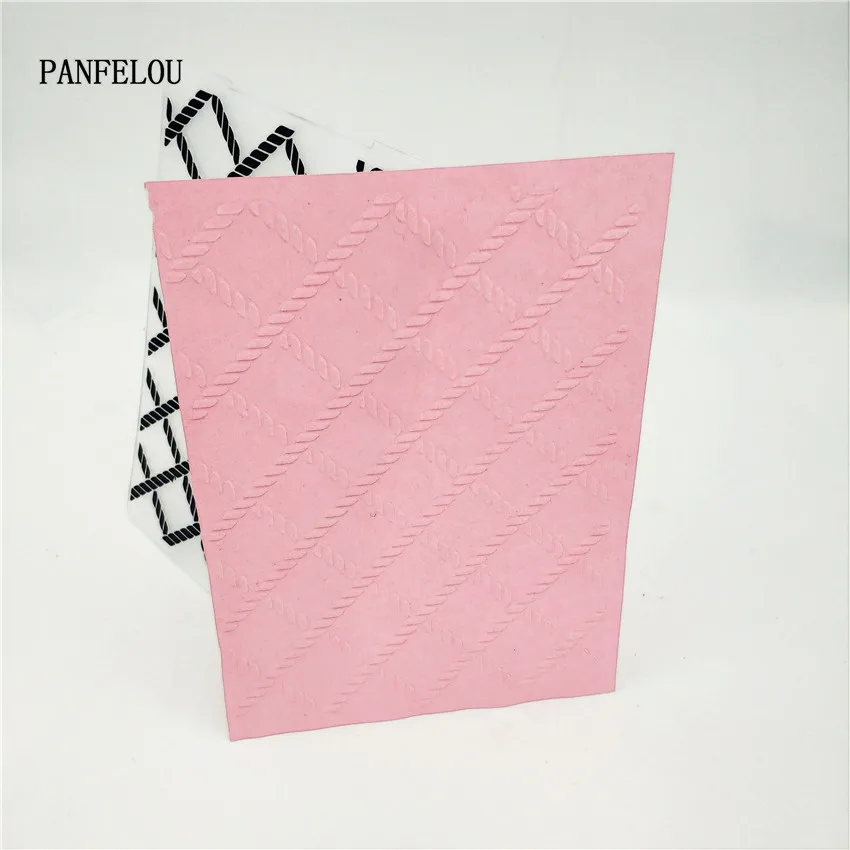 PANFELOU Пасха веревка сетки папки для тиснения пластик скрапбукинга DIY шаблон