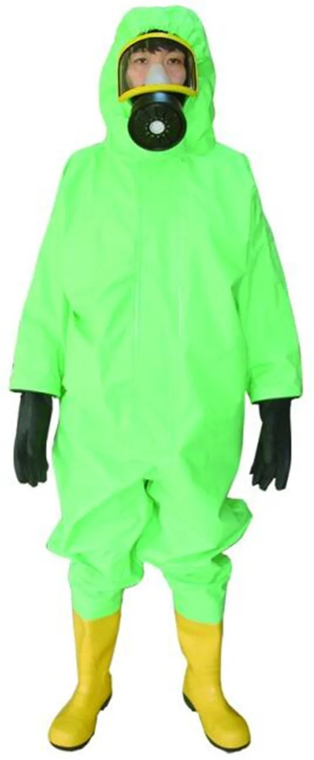 Противопожарный полузакрытый костюм сухой защиты молния для зеленой воды |