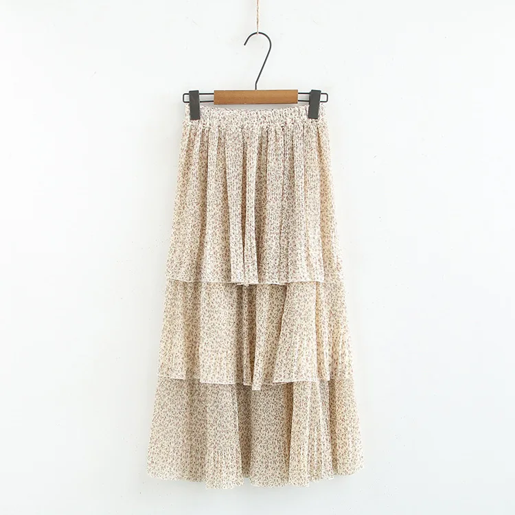 2019 размера плюс Повседневная Летняя женская одежда модная шифоновая Цветочная