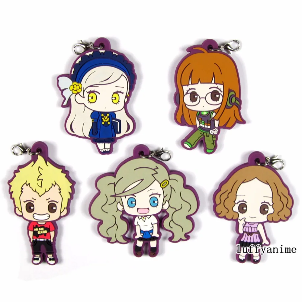 PERSONA5 день выключатели P5 PERSONA 5 талисман резиновая подвеска Anne Takamaki футаба Сакура