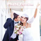 Алмазная 5D Вышивка стразы на заказ, фото на заказ, полная выкладка из квадратныхкруглых страз, вышивка свадебным фото