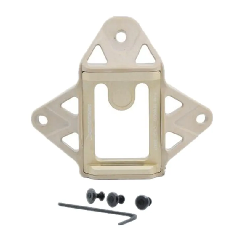 Тактический шлем Wilcox спортивный с 3 отверстиями алюминиевый кожух PN для NVG черный