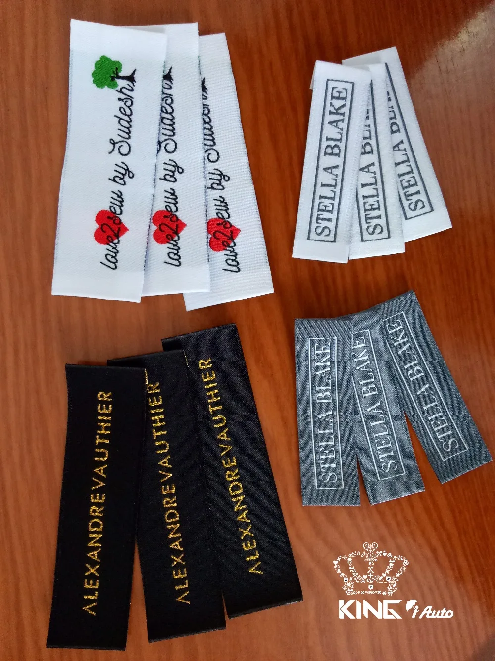 Brand garment or customized woven label/ Free tax and shipping/ embroidered patch/ hang tag/ cut fold/3200 pcs a lot | Дом и сад
