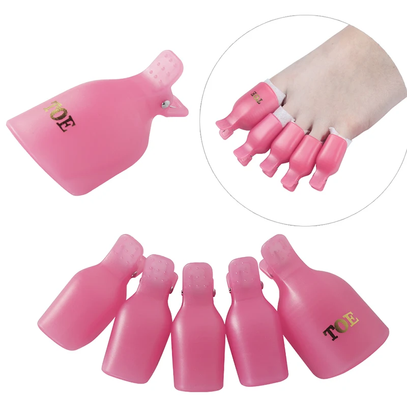 Belen 5 шт. УФ гель средства для снятия лака отмачивающие зажимы крышка замочить