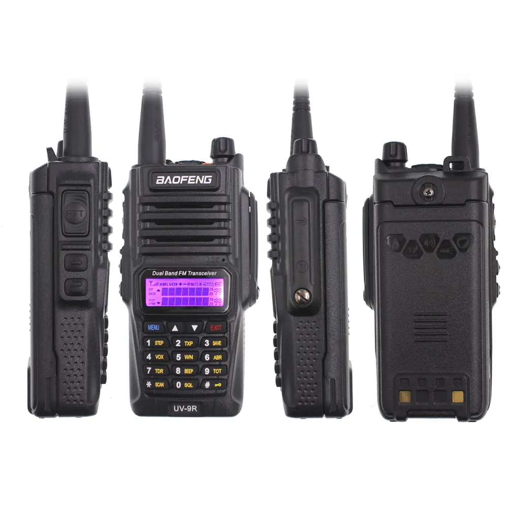 IP67 Водонепроницаемый Baofeng uv9r 7 Вт Радио UV 9R 136 174/400 520 МГц двухдиапазонный двойной