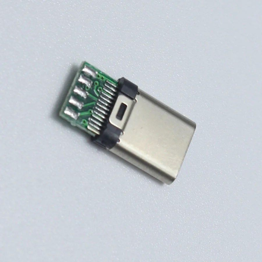 Штепсельная Вилка USB 3 1 типа C папа белая Φ 4 в коннектор PCB для Apple iPhone 5 ipad и т. Д.