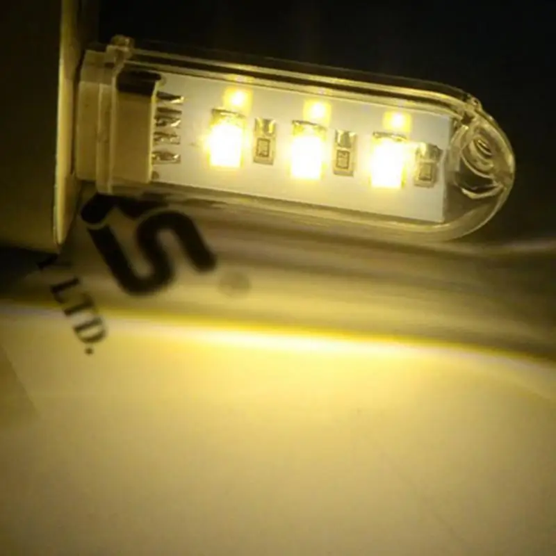USB СВЕТОДИОДНЫЙ светильник для книг портативный 500mah 5V 150LM люминесцентный ПВХ +