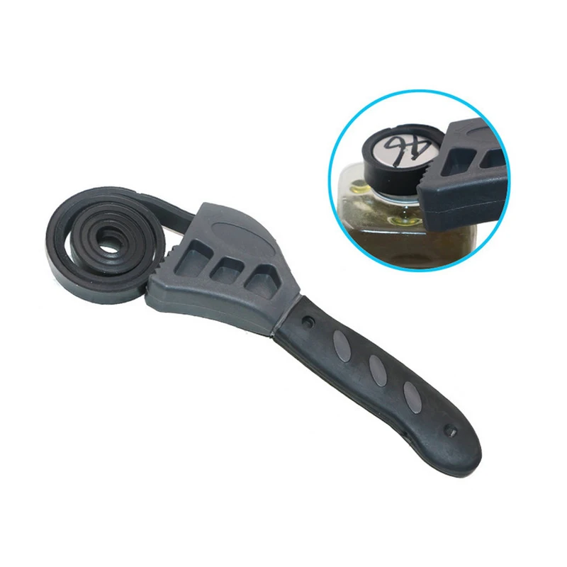 Многофункциональный ремень гаечный ключ Регулируемый открывалка для бутылок