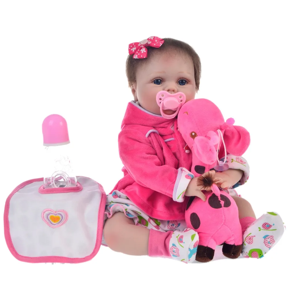 Кукла реборн Мягкая силиконовая 22 дюйма коллекционная кукла младенец малыш