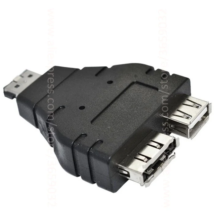 ESATA в eSATA + USB комбо-разветвитель конвертер адаптер разъем жесткий диск кабель