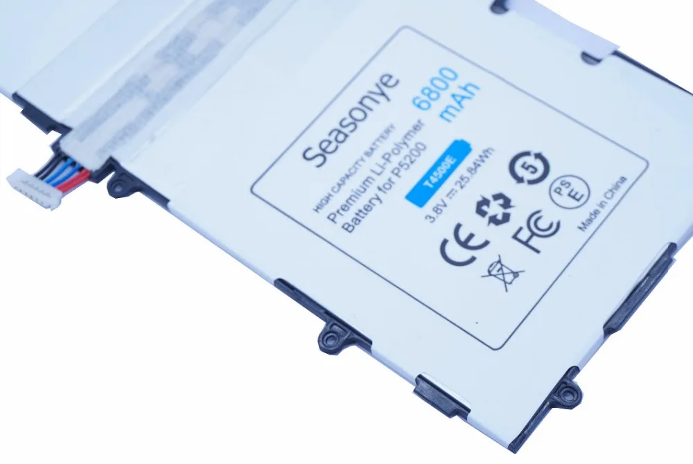 Seasonye 1x6800mAh/25.84Wh T4500E / T4500C SP3081A9H Сменный аккумулятор для Samsung galaxy Tab Tablet 3 10 1 P5200