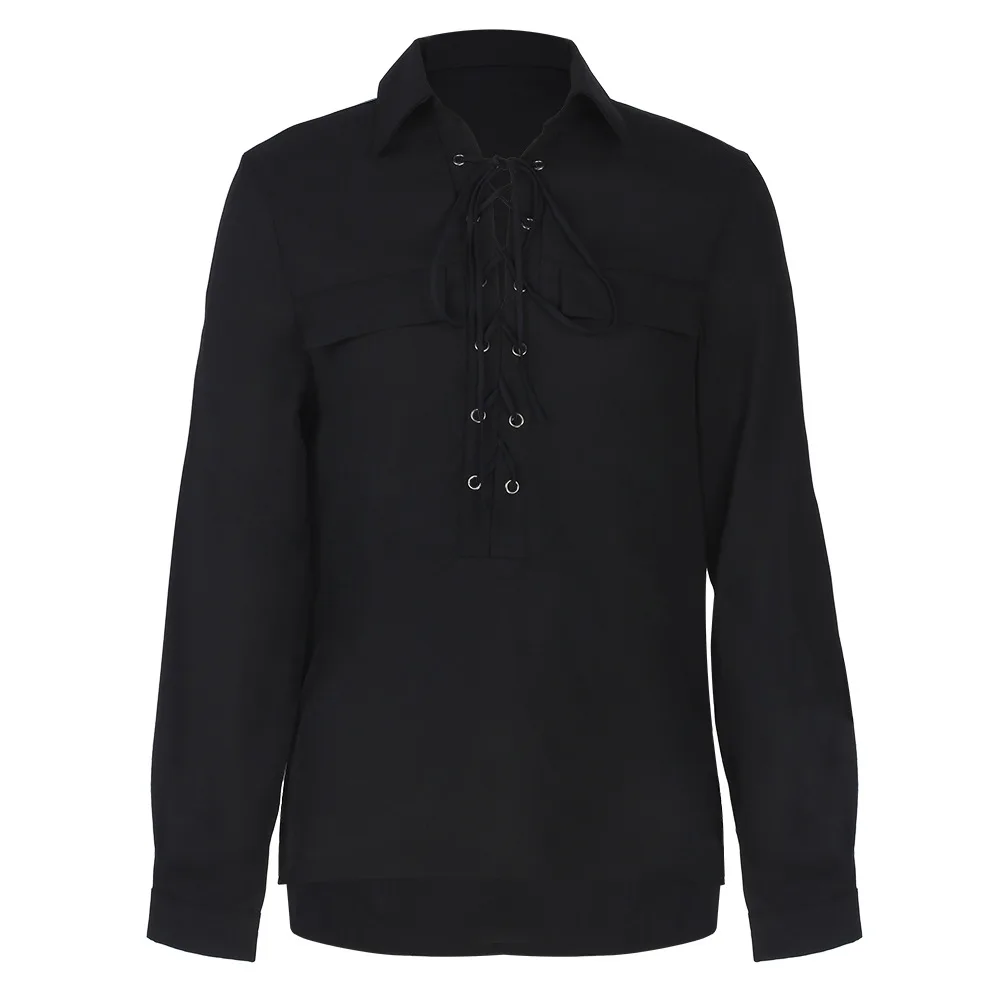 Новые модные женские элегантные Повязку Галстук выдалбливать bblouses Винтаж Стенд