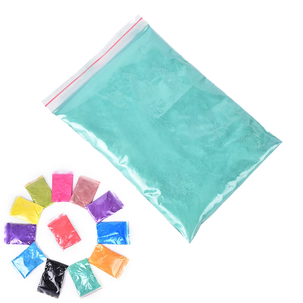 50g/Pack Healthy Natural Mineral Mica Powder DIY For Soap Dye Colorant Makeup Eyeshadow 12 Colors | Дом и сад