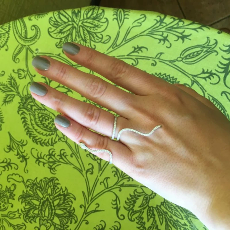 Женское кольцо со змеиным узором Be 8 модное для вечеринки Ringen rague Femme Открытое