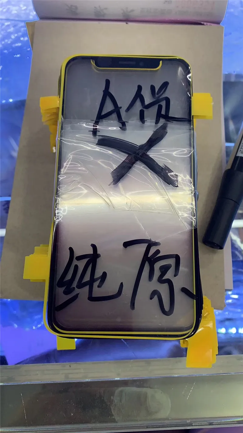 Оригинальный экран Переднее внешнее стекло объектив для iphone XS Max X дигитайзер