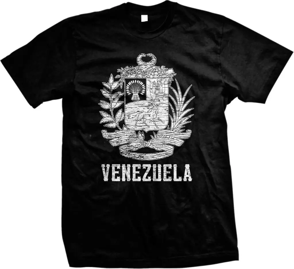 Мужская футболка с потертостями и кантри Venezuela|Мужские футболки| |