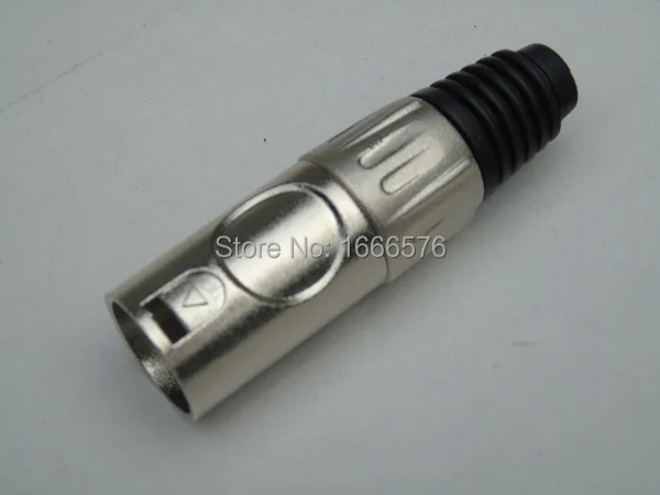 

Оптовая продажа 100 шт./лот XLR 3Pin Cannon Connector XLR Male MIC Audio connector-YA5410-1